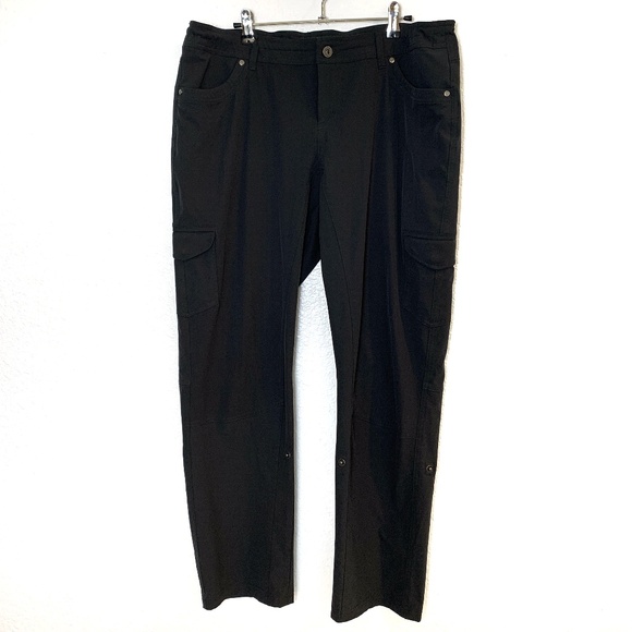 Kuhl Pants - Kuhl Pants Womens 16 SHORT Charcoal Gray Outdoors GorpCore Hiking Walking